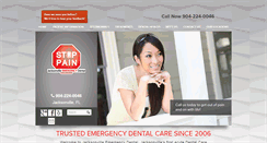 Desktop Screenshot of jaxemergencydental.com